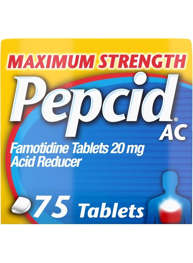 Pepcid AC Maximum Strength Heartburn Relief Tablets - Image 1